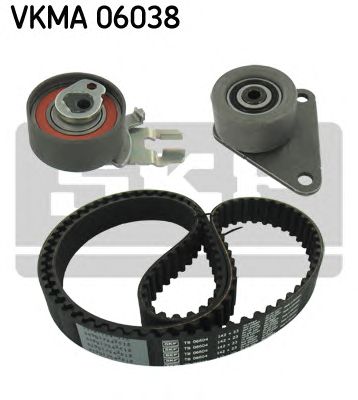 VKMA 06038 SKF Комплект (ремінь+ролики)1